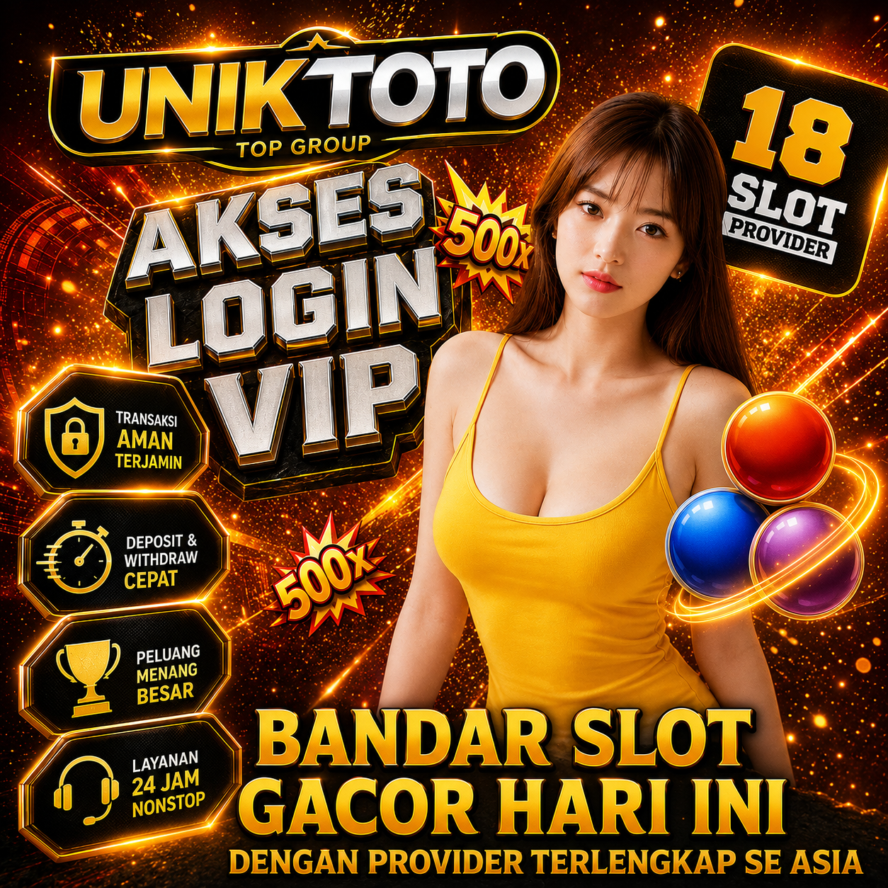 UNIKTOTO ^ Akses VIP Situs Togel Terpercaya Dan Toto Slot Deposit 5000 Hadir Cuan Besar